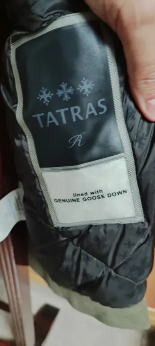 CHAQUETA BOMBER PLUMAS  VERDE TATRAS HOMBRE