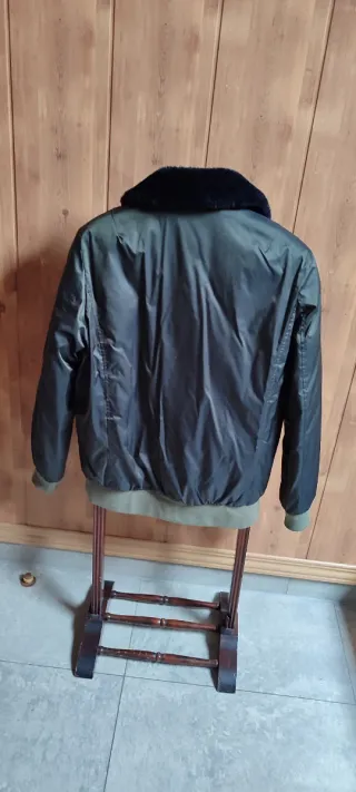 CHAQUETA BOMBER PLUMAS  VERDE TATRAS HOMBRE