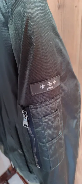 CHAQUETA BOMBER PLUMAS  VERDE TATRAS HOMBRE