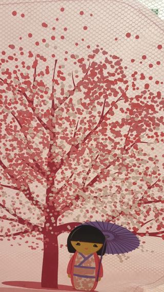 Parque infantil bebé rosa Asalvo cuadrado