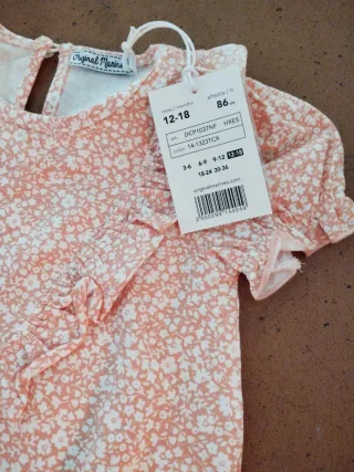 Maglietta bambina fantasia floreale