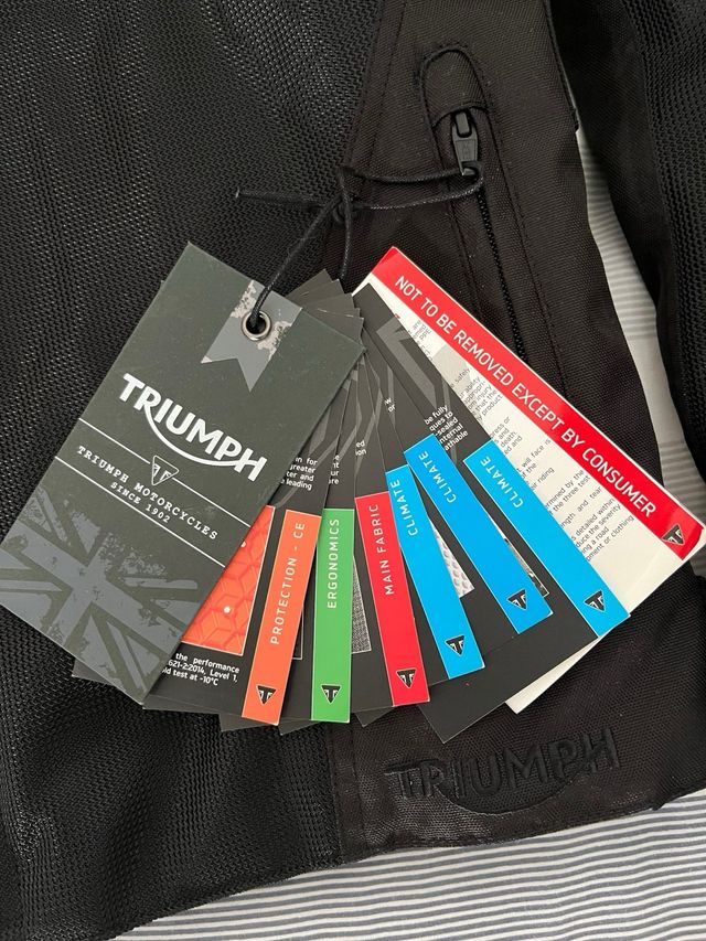 Chaqueta Moto Triumph WaldronMesh nueva a estrenar