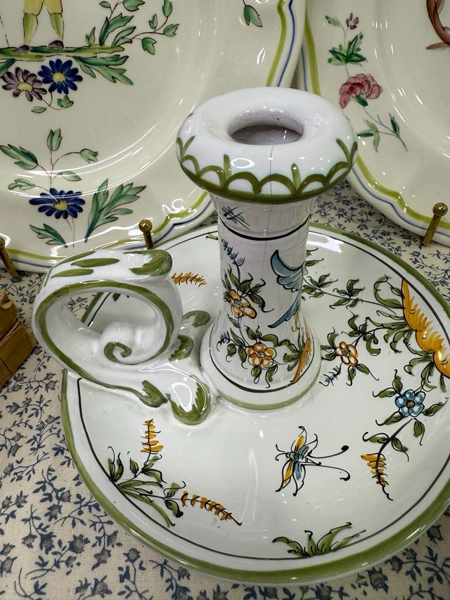 Palmatoria Moustiers Francia Firmada