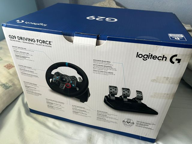 Volante Logitech G29 PS5/PS4/PC (casi nuevo)