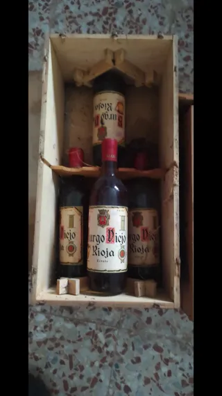 Caja Vino Rioja Antiguo Colección Original