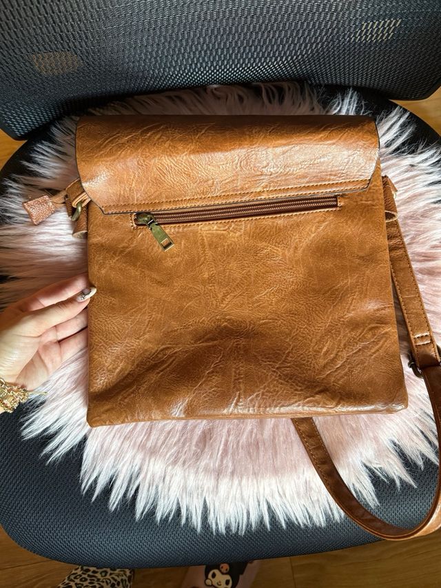 Bolso bandolera marrón