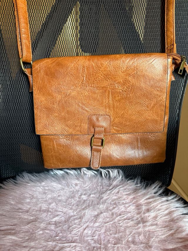 Bolso bandolera marrón