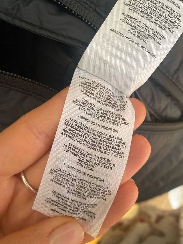 Chaqueta Columbia Negra Talla xs