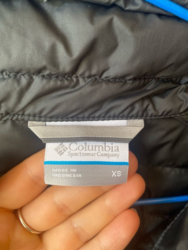 Chaqueta Columbia Negra Talla xs