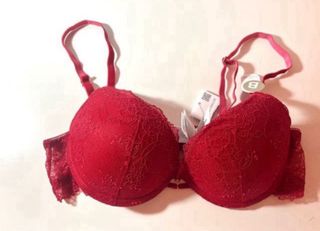 Sujetador Women's Secret Rojo Encaje