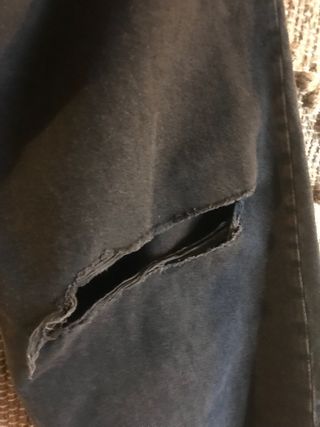 Pantalón tejano wide wide leg