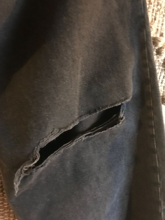 Pantalón tejano wide wide leg