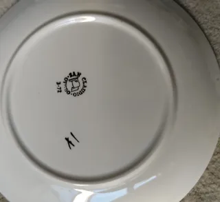 Juego café/chocolate vintage porcelana floral