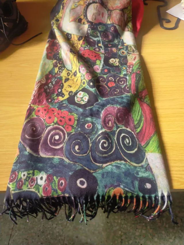 Chal estampado Klimt