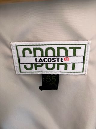 Parka Lacoste cortavientos Talla XL