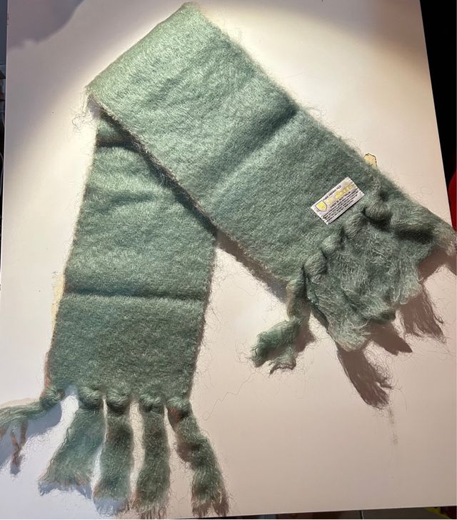 Sciarpa Pure Mohair verde
