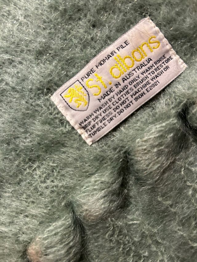 Sciarpa Pure Mohair verde