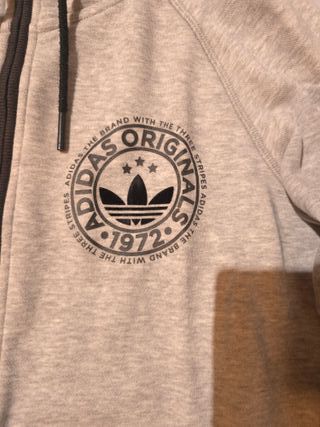Sudadera Adidas Gris Talla S Ref-89400