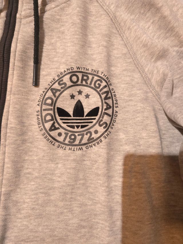 Sudadera Adidas Gris Talla S Ref-89400