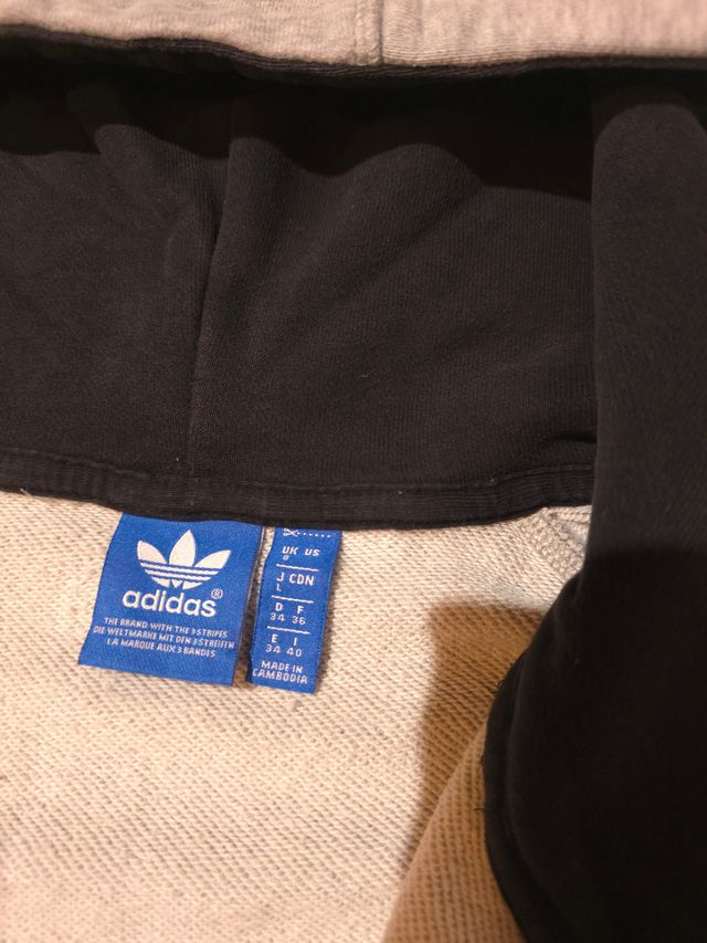 Sudadera Adidas Gris Talla S Ref-89400