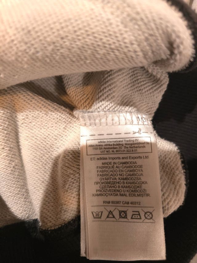 Sudadera Adidas Gris Talla S Ref-89400