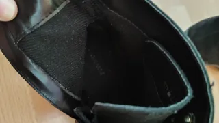 Botas negras con cuña