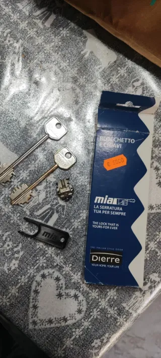 Blocchetto e chiavi Dierre Mia
