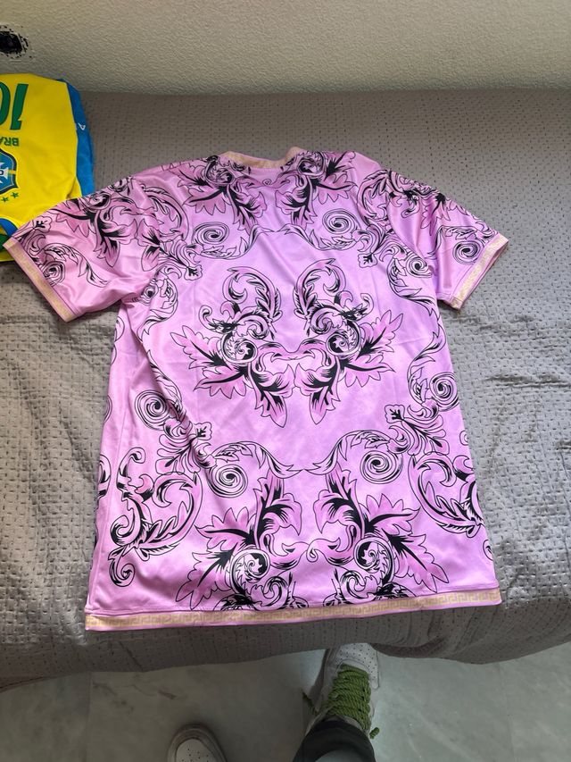 Camiseta Versace Italia Rosa
