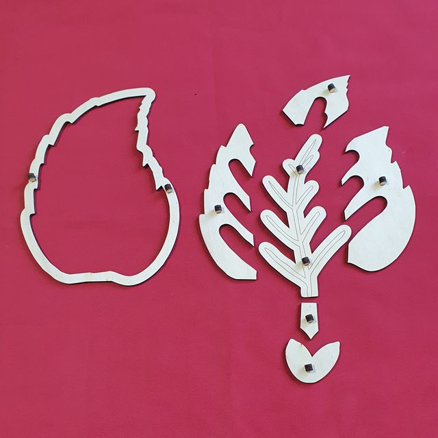 Puzzle in legno Foglia