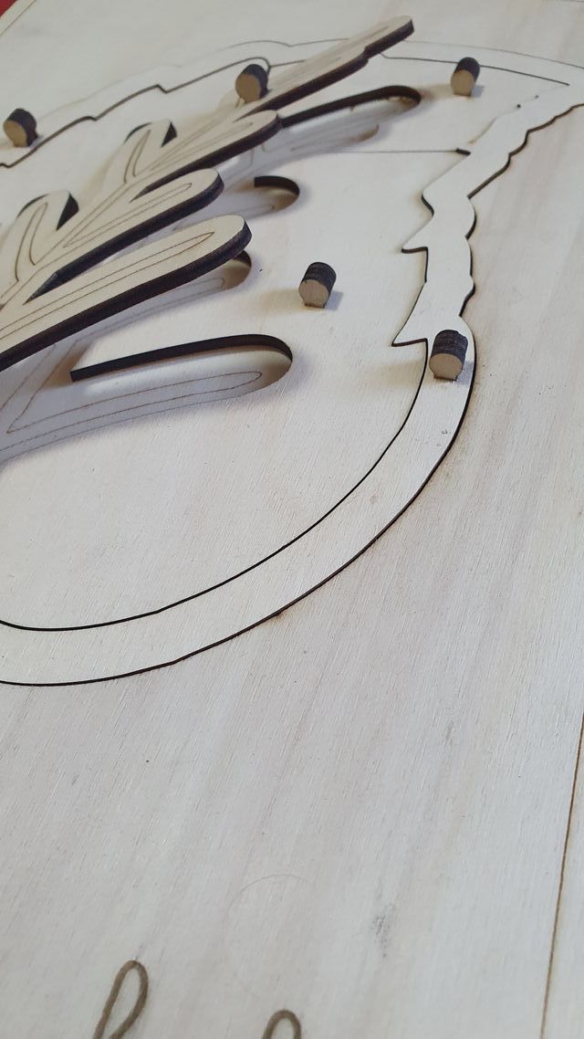 Puzzle in legno Foglia