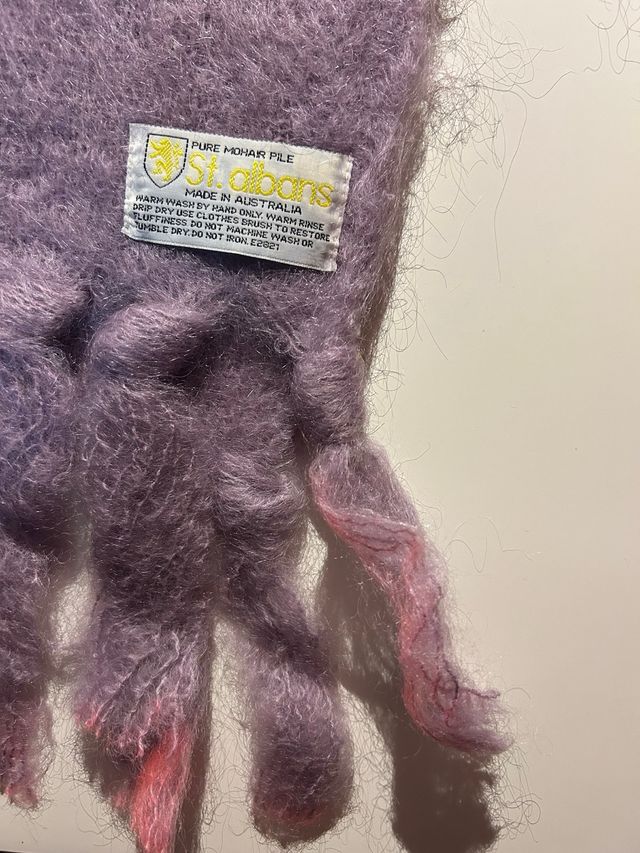 Sciarpa Mohair Viola Pura - Made in Australia