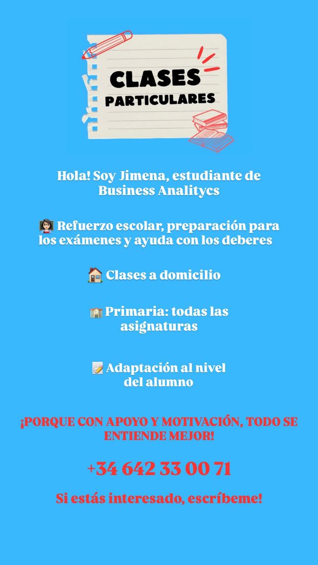 Estudiante de Business Analitycs.
