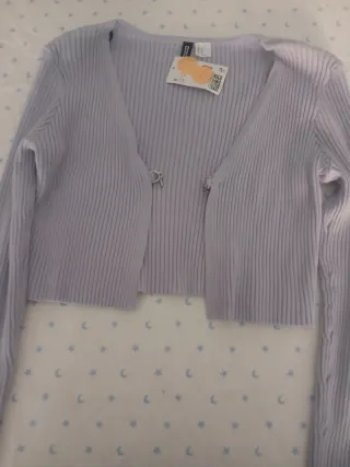 Blusa H&M Morada Talla XS
