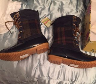 Botas de nieve Joules marrones