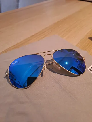 Gafas de sol Ray-Ban Aviator Azul Dorado