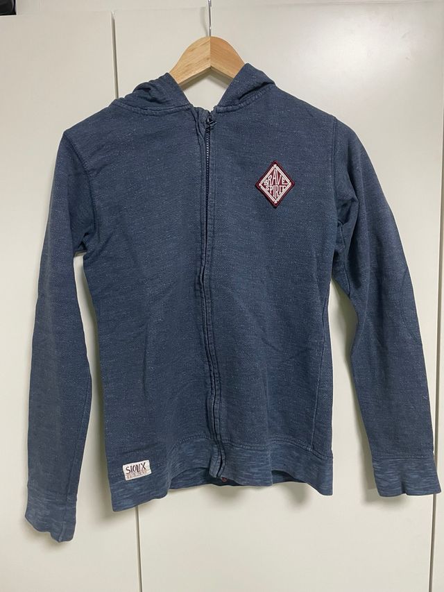 Chaqueta Sioux Azul con parche