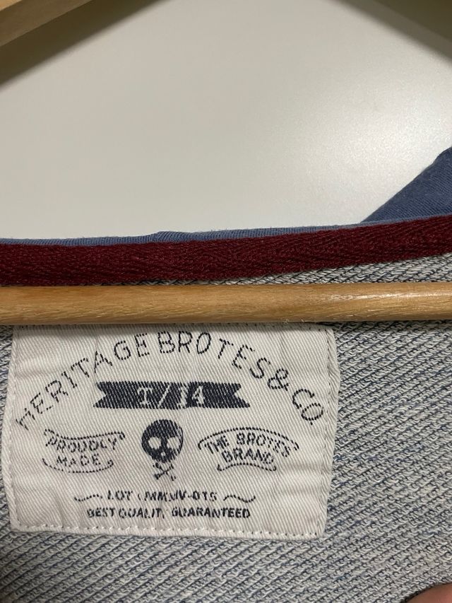 Chaqueta Sioux Azul con parche