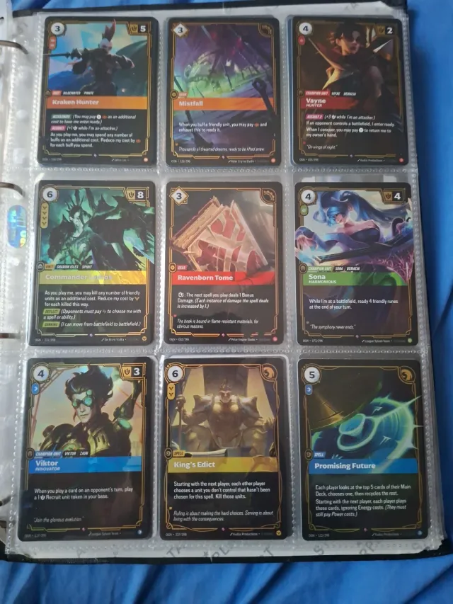 Colección Cartas Riftbound