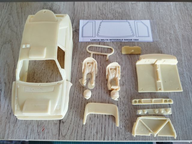 Kit Resina Lancia Delta Integrale Proto Trident
