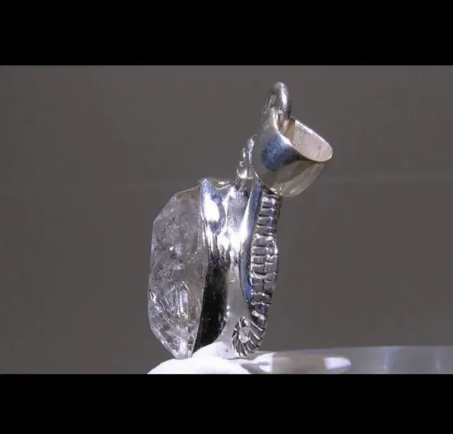 Ciondolo Cavalluccio Marino Argento e Diamante