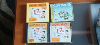 Lote 4 CDs Canciones Infantiles + Clanners