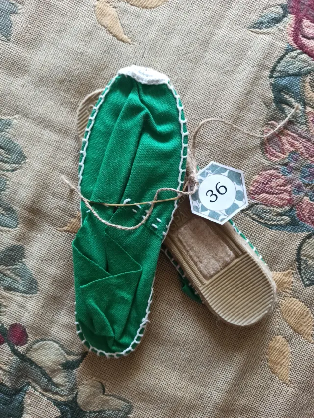 Zapatillas Esparto Verdes Talla 36