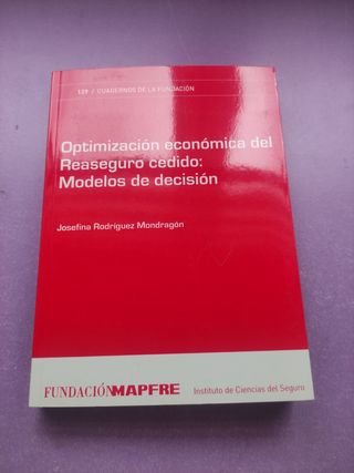 Libro: Optimización económica del Reaseguro cedido