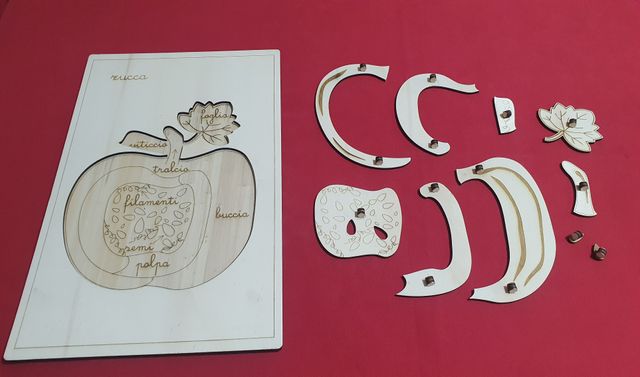 Puzzle Zucca Legno