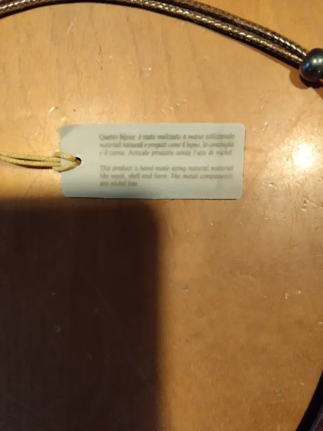 Collana con madreperla