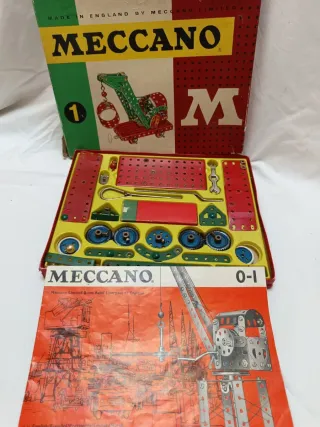 Meccano Caja 1 Original con Instrucciones