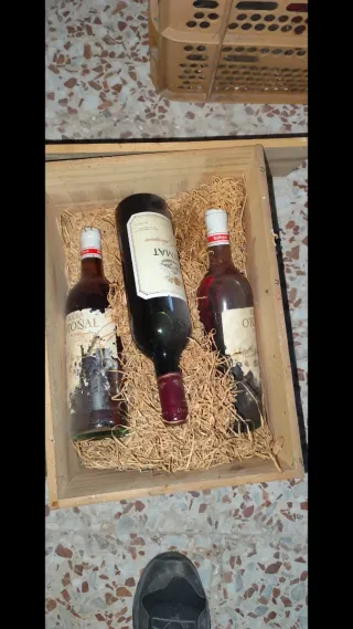 Bottiglie di Rioja Antiguo in Scatola Originale