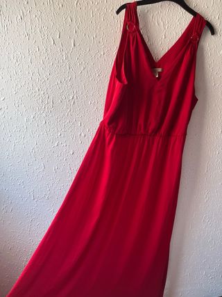 Vestido rojo largo