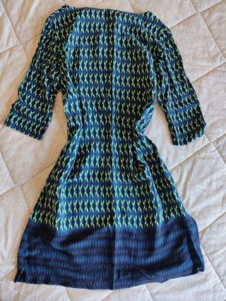 Abito Promod fantasia geometrica blu/verde