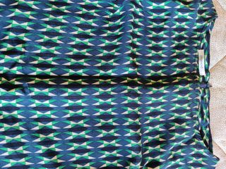 Abito Promod fantasia geometrica blu/verde